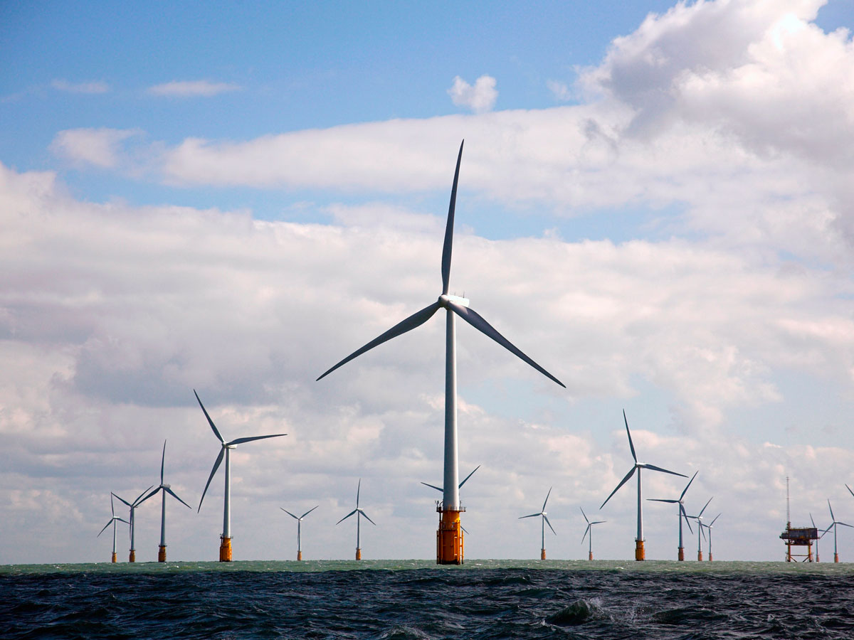 Offshore wind farm. Vattenfall, Creative Commons